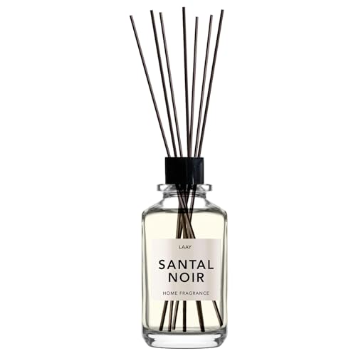 Santal Noir Duftdiffusor – 300ml edler Raumduft mit Sandelholz & Amber – Glasflakon mit Rattanstäbchen – langanhaltender Diffusor Duft – stilvoll & beruhigend – LAAY Santal Noir Duftdiffusor – 300ml edler Raumduft mit Sandelholz & Amber – Glasflakon mit Rattanstäbchen – langanhaltender Diffusor Duft – stilvoll & beruhigend – LAAY von Laay