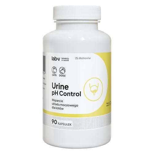Lab-V Urine pH Control für Hunde und Katzen – Ergänzungsfuttermittel bei Struvitsteinen – 90 Kapseln – unterstützt die Harnwegsgesundheit – ohne künstliche Zusatzstoffe Lab-V Urine pH Control für Hunde und Katzen – Ergänzungsfuttermittel bei Struvitsteinen – 90 Kapseln – unterstützt die Harnwegsgesundheit – ohne künstliche Zusatzstoffe von Lab-V