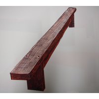 Bank Mit Sehr Abgenutztem Erholungsbrett. Für Esstisch Oder Eingang. Nützlich Am Fußende Des Bettes. 200 X 22 cm H 40-45 von LabMilano