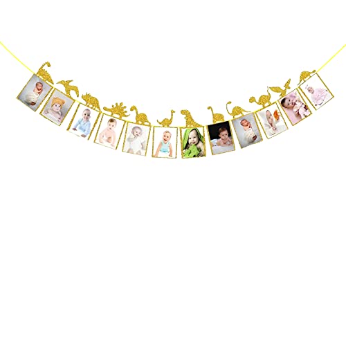Mekasen Gold Dinosaurier Foto Banner - Baby Geburtstag Fotorahmen Foto Banner - Dinosaurier Themed Baby 1. 2. 3. 4. Geburtstag Party Supplies Mekasen Gold Dinosaurier Foto Banner - Baby Geburtstag Fotorahmen Foto Banner - Dinosaurier Themed Baby 1. 2. 3. 4. Geburtstag Party Supplies von Labakita