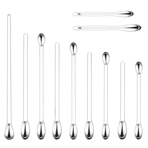 Labasics 11 Stück Labormikrolöffel und Spatel Set, Edelstahl Doppelseitige Laborspatel Probenahmelöffel Mikroskopulas Wiegeset Labasics 11 Stück Labormikrolöffel und Spatel Set, Edelstahl Doppelseitige Laborspatel Probenahmelöffel Mikroskopulas Wiegeset von Labasics