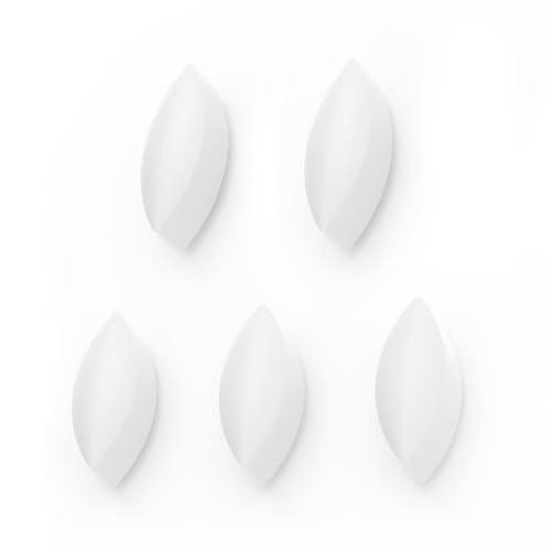 Labasics 5er-Pack Magnetrührstäbchen Set, 20 mm PTFE-beschichtete Weiße Rührstäbchen für Laborrührer von Labasics