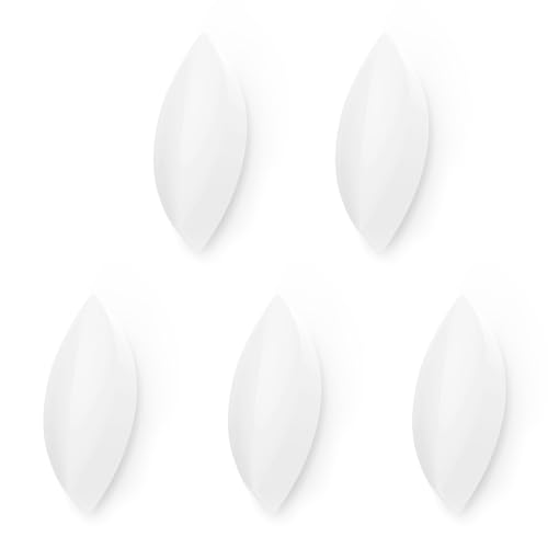 Labasics 5er-Pack Magnetrührstäbchen Set, 50 mm PTFE-beschichtete Weiße Rührstäbchen für Laborrührer von Labasics