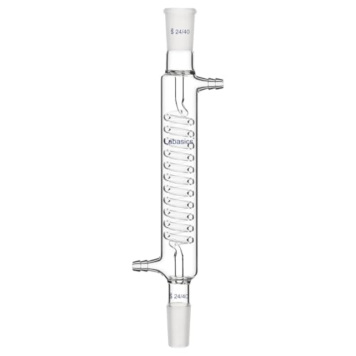 Labasics Borosilikatglas Graham Kondensator, Labor Kondensator Graham Condenser mit 24/40 Gelenk und 200mm Mantellänge von Labasics