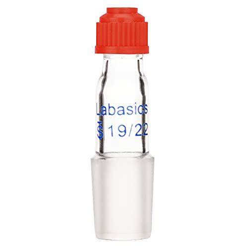 Labasics Glas Thermometer Adapter, Inlet Thermometer Adapter mit 19/22 Innengelenk, 80mm Höhe, für Destillations Apparatur Labasics Glas Thermometer Adapter, Inlet Thermometer Adapter mit 19/22 Innengelenk, 80mm Höhe, für Destillations Apparatur von Labasics