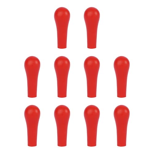 Labasics Rote Gummisauger für Pipetten, Labor-Tropfpipetten-Gummisaugköpfe (30er-Pack) von Labasics