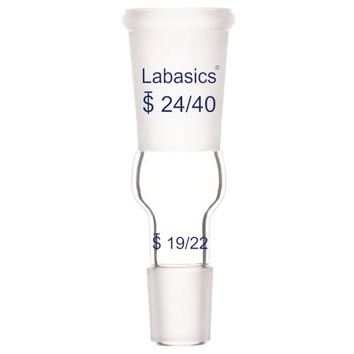 Labasics Vergrößerungsadapter Adapter Glas von 24/40 auf 19/22 Glasgelenk Laborglaswaren Liefern von Labasics
