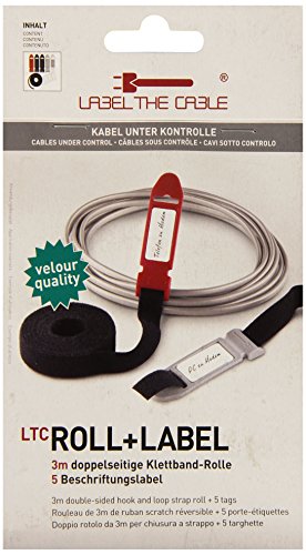 Label the Cable LTC Klettbandrolle 3 m mit 5 Labels von Best Price Square