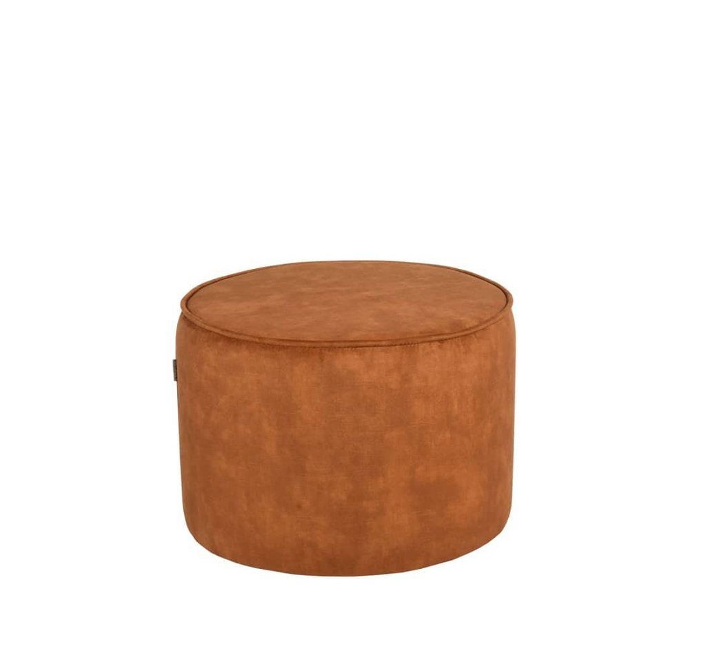 Label51 Polsterhocker Pouf Tibo 55x55x40 cm Ocker Velours (1 St) von Label51