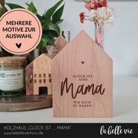 Holzhaus "Wunschmotiv" 10 X 14, 5 cm/Personalisiertes Geschenk Zum Muttertag Holzhaus "Wunschmotiv" 10 X 14, 5 cm/Personalisiertes Geschenk Zum Muttertag von Labellevie4you