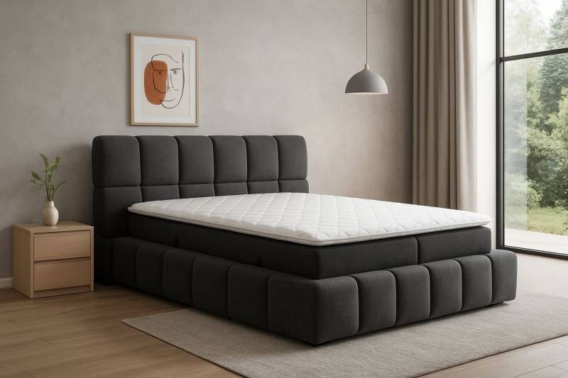 Labett Boxspringbett AURA mit Stauraum - H3-Matratze - 160x200 180x200 200x200 Labett Boxspringbett AURA mit Stauraum - H3-Matratze - 160x200 180x200 200x200 von Labett