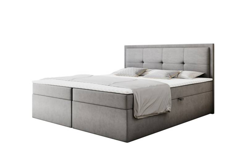 Labett Boxspringbett Schlafzimmerbett CLARA 140x220 160x220 180x220 - Überlänge 220 cm von Labett