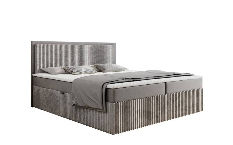 Labett Boxspringbett CLEO 140x220 160x220 180x220 - Überlänge 220 cm / Speed Versand (2 Bettkästen, Topper), Überlänge 220 cm von Labett