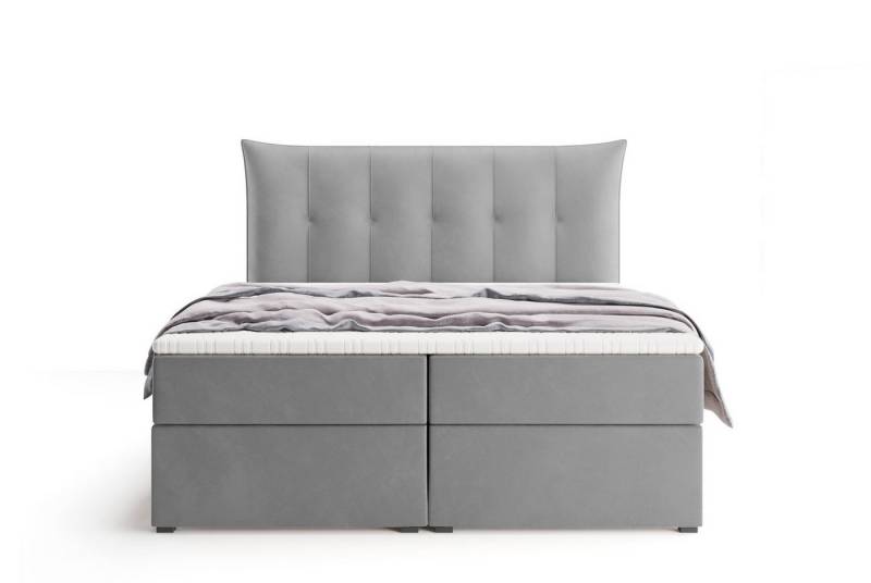 Labett Boxspringbett mit Bettkasten & H3/H4 Matratze PREMIUM 10, 160x200 180x200 200x200 (2 Bettkästen, Topper), 7-Zonen Taschenfederkernmatratze H3 oder H4 von Labett