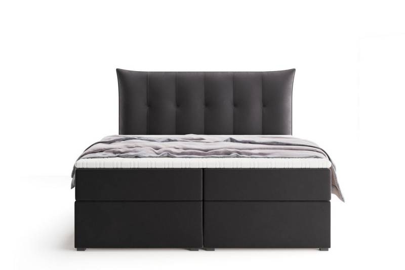 Labett Boxspringbett mit Bettkasten & H3/H4 Matratze PREMIUM 10, 160x200 180x200 200x200 (2 Bettkästen, Topper), 7-Zonen Taschenfederkernmatratze H3 oder H4 von Labett