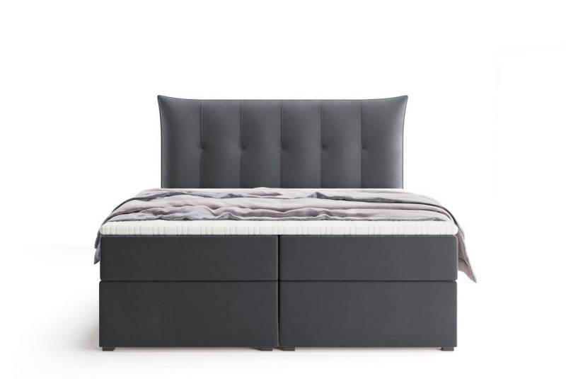 Labett Boxspringbett mit Bettkasten & H3/H4 Matratze PREMIUM 10, 160x200 180x200 200x200 (2 Bettkästen, Topper), 7-Zonen Taschenfederkernmatratze H3 oder H4 von Labett