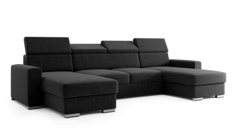 Labett Ecksofa mit Schlaffunktion & Bettkasten 306x168 cm Sofa U-Form FURLA von Labett