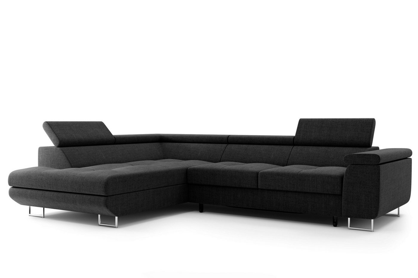 Labett Ecksofa mit Schlaffunktion & Bettkasten Links/Rechts Sofa L-Form GUERO Labett Ecksofa mit Schlaffunktion & Bettkasten Links/Rechts Sofa L-Form GUERO von Labett