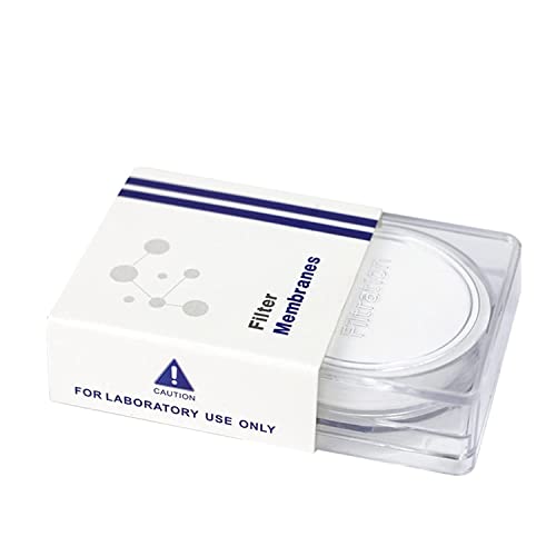 Labfil PVDF-Membranfilter Scheibenmembranfilter hydrophob, Durchmesser 47 mm, Porengröße 0,45 µm, Packung mit 50 Stück von Labfil