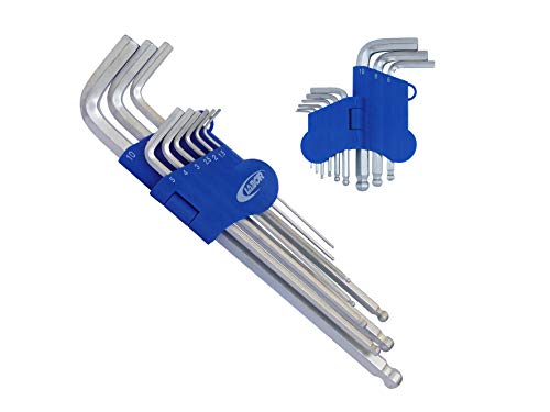 Labor 17204 Sechskantschlüssel Kugel lang, 9 Stück, Aluminium Labor 17204 Sechskantschlüssel Kugel lang, 9 Stück, Aluminium von Labor