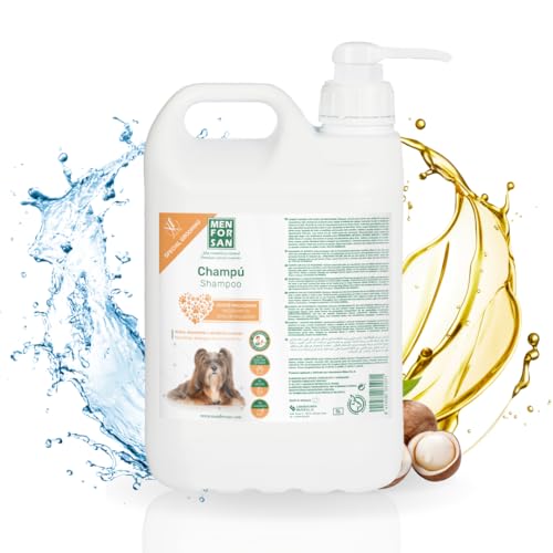 MENFORSAN Shampoo für Hunde Macadamiaöl 5L, Pflegt und glänzt, Entwirrungskraft von Menforsan