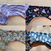 x Sm 12, 10-Zoll-Jammies Cotton Knit Designs in Drop Down 20% Geht Zur Rettung von LabrujasJewels