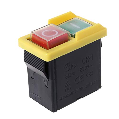 Labstandard 250V 6A Ac wasserdichte Knopfmaschine SäGeblatt Bohrmaschine ÖFfnen Und SchließEn Schalter Steuerkasten Elektromagnetischer Schalter Pro Controller von Labstandard