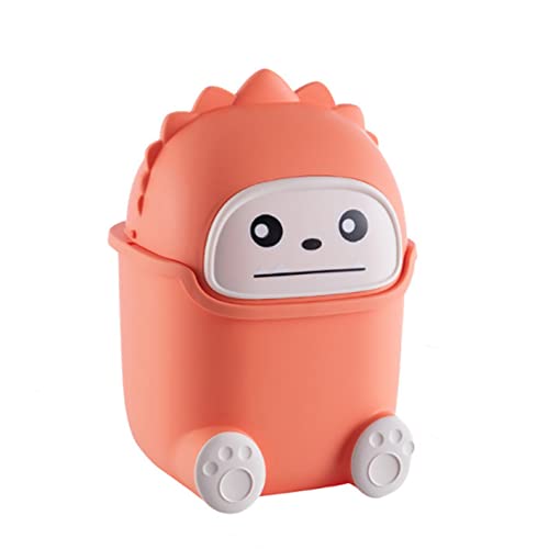 Labstandard Tischabfalleimer Niedlich Mini Desktop-Mülleimer Cartoon Tischmülleimer mit Deckel Papierkorb für Kinderzimmer Büro Kosmetikeimer Kinder Karikatur Abfalleimer Tisch Dekoration (Orange) Labstandard Tischabfalleimer Niedlich Mini Desktop-Mülleimer Cartoon Tischmülleimer mit Deckel Papierkorb für Kinderzimmer Büro Kosmetikeimer Kinder Karikatur Abfalleimer Tisch Dekoration (Orange) von Labstandard