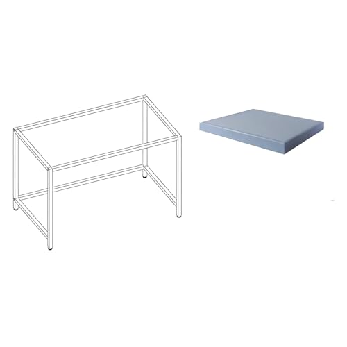 Labtable Stahl Labortisch mit Verstellbaren Füßen, 545mm Länge, 1500mm Breite, 720mm Höhe von Labtable