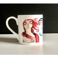 Ein Alte-Meisterinnen-Kaffeebecher Tasse Becher Geschirr Lacaluna Kaffee Tee Tischdecke Kunst Gemälde Malerei Ein Alte-Meisterinnen-Kaffeebecher Tasse Becher Geschirr Lacaluna Kaffee Tee Tischdecke Kunst Gemälde Malerei von Lacaluna