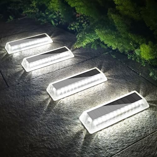 Lacasa Solar Bodenleuchten Aussen 4 Stück, Kaltweiß Bodenleuchte Solar Außen Auto Ein/Aus, IP68 Wasserdicht, Solarlampen für, Garten, Terrasse, Wege, Außenbereich Lacasa Solar Bodenleuchten Aussen 4 Stück, Kaltweiß Bodenleuchte Solar Außen Auto Ein/Aus, IP68 Wasserdicht, Solarlampen für, Garten, Terrasse, Wege, Außenbereich von Lacasa