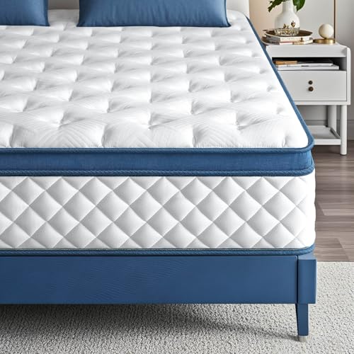 Laccard Kingsize-Matratze, 30,5 cm, mittelfeste Hybrid-King-Bett-Matratze, Memory-Schaum-Matratze in einer Box zur Druckentlastung, individuelle Taschenfeder-Bewegungsisolierung mit Laccard Kingsize-Matratze, 30,5 cm, mittelfeste Hybrid-King-Bett-Matratze, Memory-Schaum-Matratze in einer Box zur Druckentlastung, individuelle Taschenfeder-Bewegungsisolierung mit von Laccard