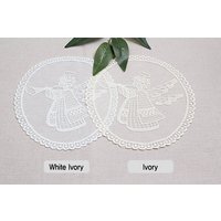 Premium-Qualität 1 Stück Stickerei Broderie Anglaise Ösenspitze Muster Yh1325 Größe 19 cm 18, 5 Laceking2013 Hergestellt in Korea von Laceking