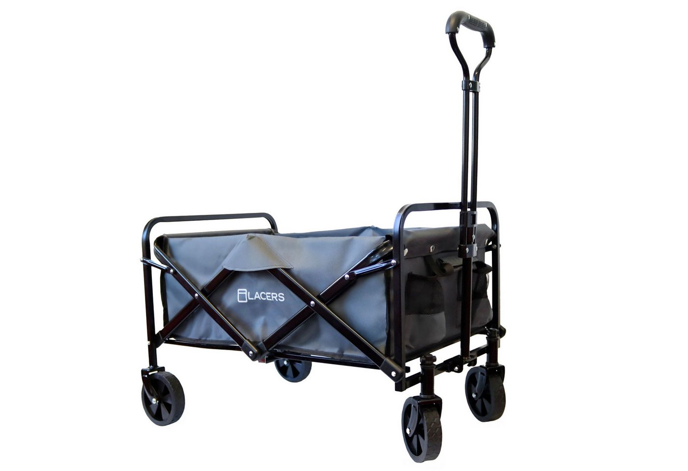 Lacers Bollerwagen Petrolline Bollerwagen Faltbarer Handwagen mit 4 Rädern bis 60Kg Lacers Bollerwagen Petrolline Bollerwagen Faltbarer Handwagen mit 4 Rädern bis 60Kg von Lacers
