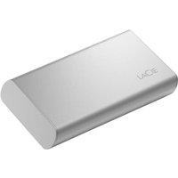 LaCie Portable SSD 500GB Externe SSD-Festplatte 6.35cm (2.5 Zoll) USB-C® Moon Silver STKS500400 von Lacie