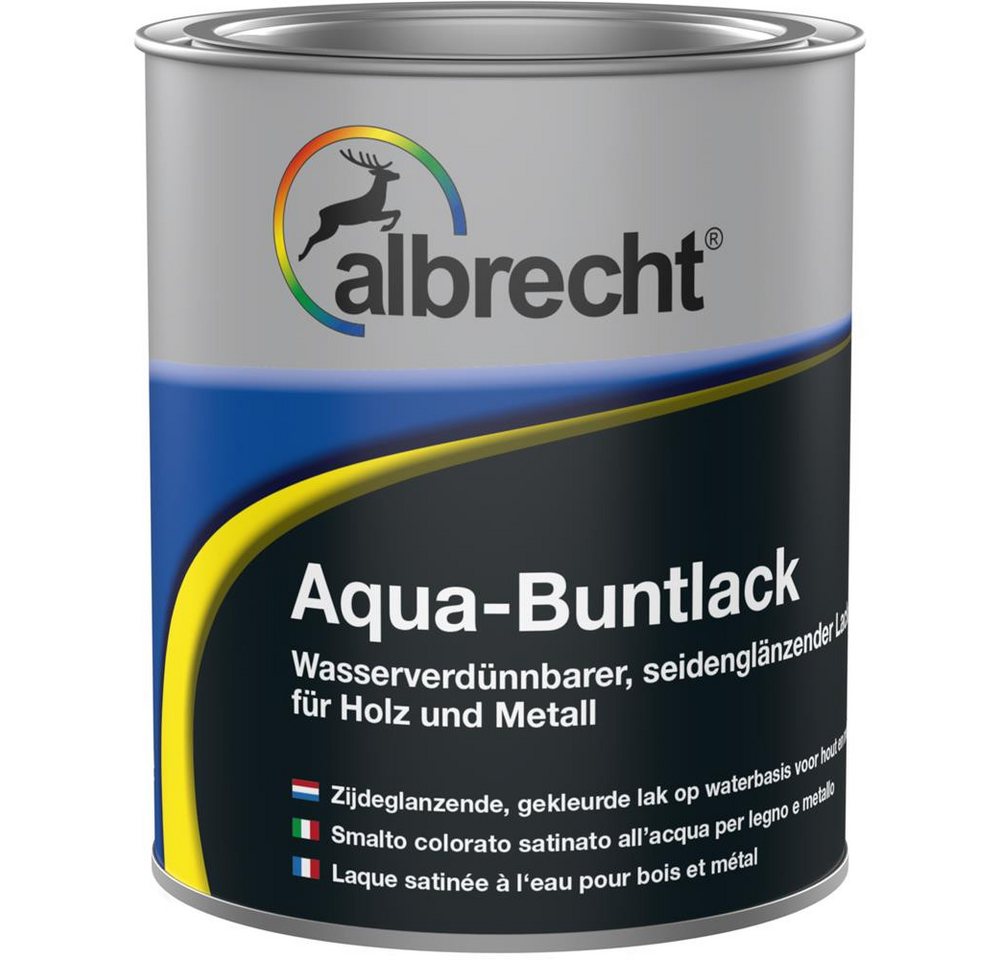 Lack Albrecht Acryl-Buntlack Aqua-Buntlack seidenglanz 750 ml hoch deckender Lack Lack Albrecht Acryl-Buntlack Aqua-Buntlack seidenglanz 750 ml hoch deckender Lack von Lack Albrecht