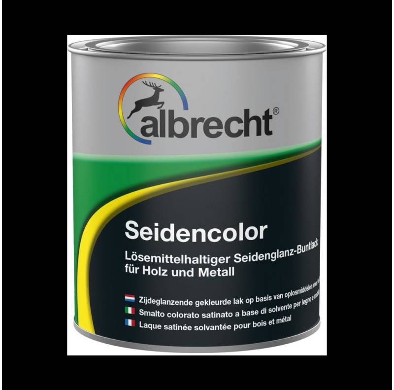 Lack Albrecht Acryl-Buntlack Seidencolor Glanzlack Seidenglänzend Lack Acryllack Buntlack 750 ml, ideal für Holz, Metall, Hart-PVC & Zink Lack Albrecht Acryl-Buntlack Seidencolor Glanzlack Seidenglänzend Lack Acryllack Buntlack 750 ml, ideal für Holz, Metall, Hart-PVC & Zink von Lack Albrecht