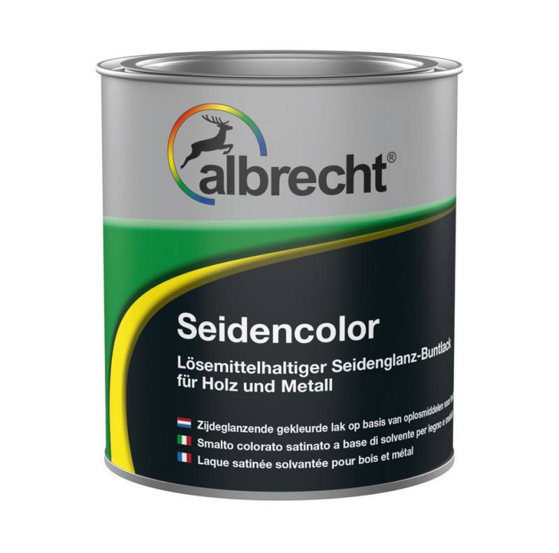 Lack Albrecht Acryl-Buntlack Seidencolor Glanzlack Seidenglänzend Lack Acryllack Buntlack 750 ml, ideal für Holz, Metall, Hart-PVC & Zink Lack Albrecht Acryl-Buntlack Seidencolor Glanzlack Seidenglänzend Lack Acryllack Buntlack 750 ml, ideal für Holz, Metall, Hart-PVC & Zink von Lack Albrecht