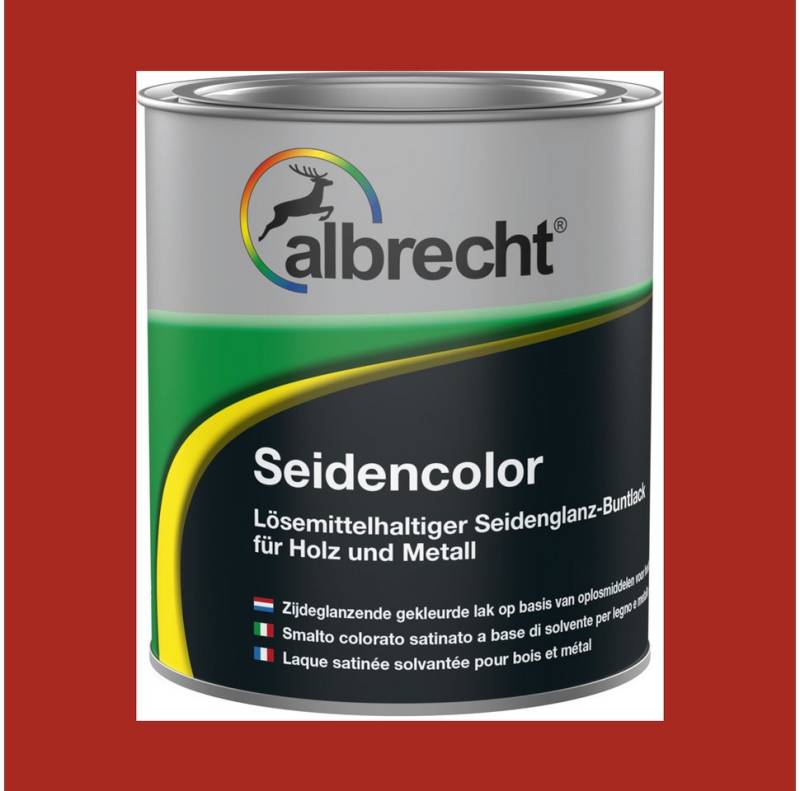 Lack Albrecht Acryl-Buntlack Seidencolor Glanzlack Seidenglänzend Lack Acryllack Buntlack 750 ml, ideal für Holz, Metall, Hart-PVC & Zink Lack Albrecht Acryl-Buntlack Seidencolor Glanzlack Seidenglänzend Lack Acryllack Buntlack 750 ml, ideal für Holz, Metall, Hart-PVC & Zink von Lack Albrecht