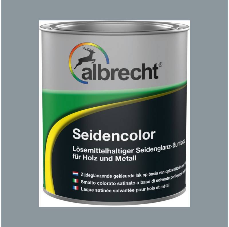 Lack Albrecht Acryl-Buntlack Seidencolor Glanzlack Seidenglänzend Lack Acryllack Buntlack 750 ml, ideal für Holz, Metall, Hart-PVC & Zink von Lack Albrecht