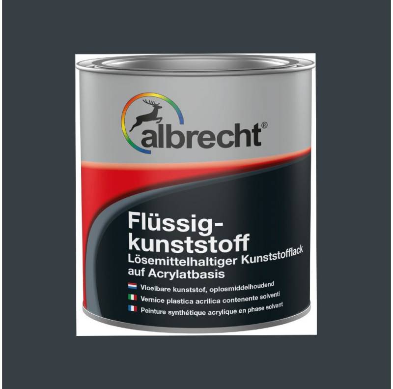 Lack Albrecht Acryl-Flüssigkunststoff Kunststoff Flüssig Bodenbeschichtung 750 ml Kunststofflack Glänzend von Lack Albrecht