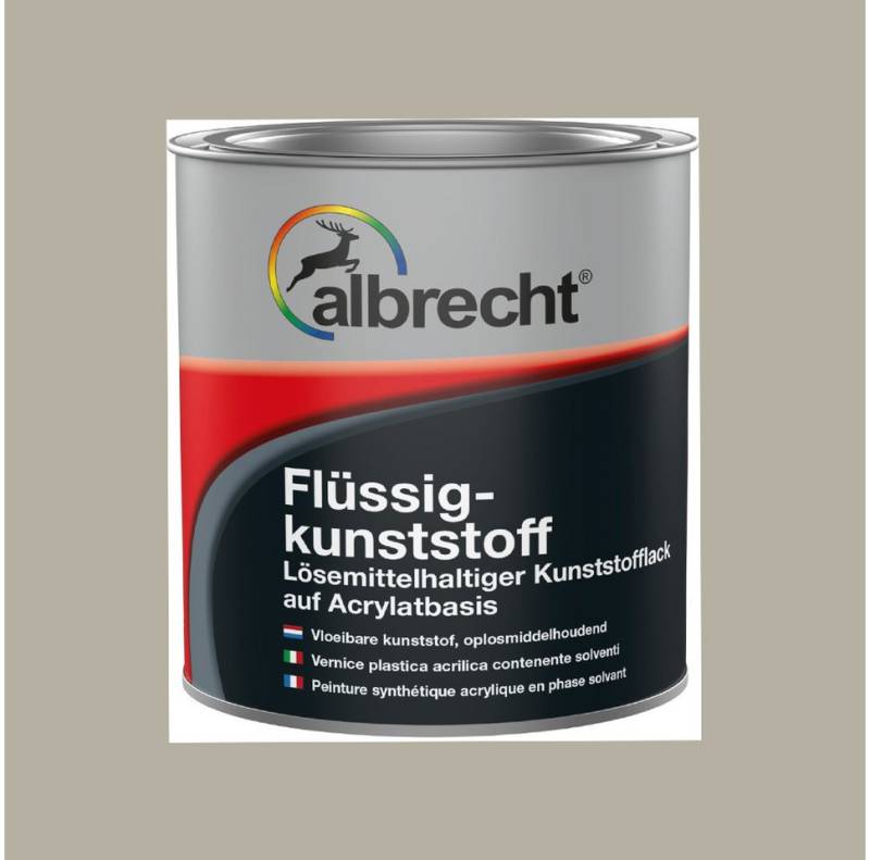 Lack Albrecht Acryl-Flüssigkunststoff Kunststoff Flüssig Bodenbeschichtung 750 ml Kunststofflack Glänzend von Lack Albrecht