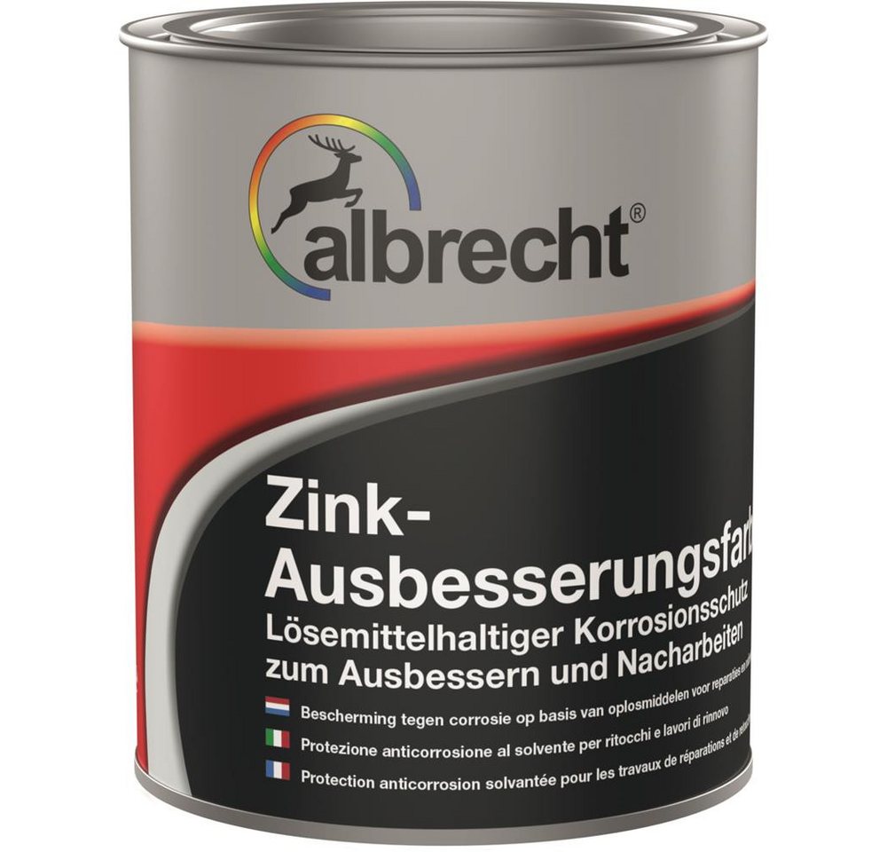 Lack Albrecht Acrylfarbe Zink-Ausbesserungsfarbe 375 ml rostschützender Metall-Effektlack Lack Albrecht Acrylfarbe Zink-Ausbesserungsfarbe 375 ml rostschützender Metall-Effektlack von Lack Albrecht