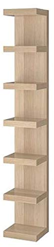 Lack IKEA Wandregal, weiß gebeizte Eichenoptik, sieht aus wie Holz, 30,5 x 190,5 cm von Lack