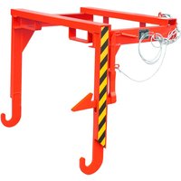 Traverse für Bauer® Stapelbarer Kippbehälter, Volumen 0,9 m³, RAL 3000 feuerrot von Bauer®