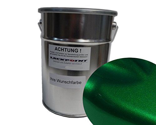 Lackpoint 1 Liter Spritzfertig Wasserbasislack Candy Grün 2 Metallic Autolack von Lackpoint