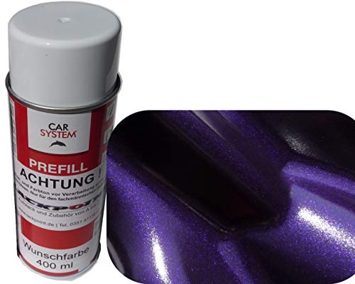Spraydose 400ml 1K Autolack Dream Violett Metallic Glanz kein Klarlack Tuning von Lackpoint