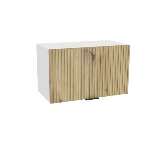 Laclar Dunstabzugshauben-Hängeschrank VIGO RYFLA - Weiß & Artisan Eiche Optik - Küchenoberschrank Modern mit Soft-Close - 60x32x36 cm von Laclar