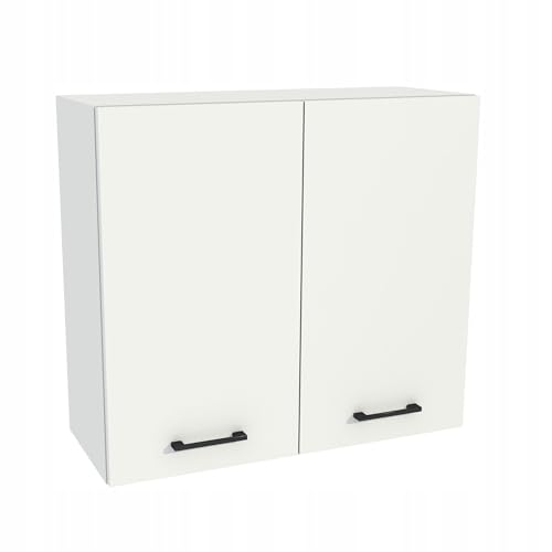 Laclar Eck-Hängeschrank Capri 80x72x32 cm - Küchenschrank mit Soft-Close Tür -Einlegeböden - Laminat 16 mm - Selbstmontage Küchenmöbel - modern - Wandmontage -praktisch, langlebig - Weiß Matt/Weiß Laclar Eck-Hängeschrank Capri 80x72x32 cm - Küchenschrank mit Soft-Close Tür -Einlegeböden - Laminat 16 mm - Selbstmontage Küchenmöbel - modern - Wandmontage -praktisch, langlebig - Weiß Matt/Weiß von Laclar
