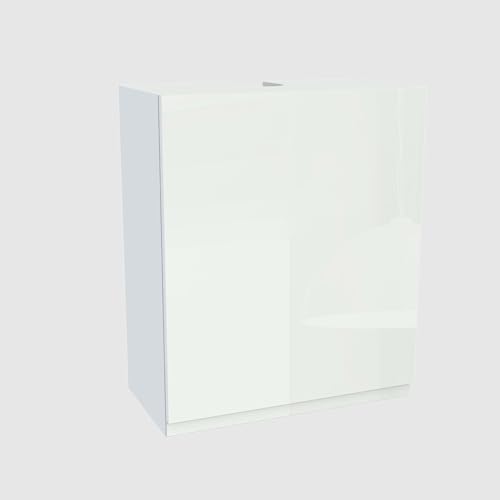 Laclar FREZO Dunstabzugshaubenschrank - Grifflos - Soft-Close - Hochglanz - Elegante Küchenintegration - 60x32x72 cm - Weiß, Front: Hochglanz Weiß grifflos Laclar FREZO Dunstabzugshaubenschrank - Grifflos - Soft-Close - Hochglanz - Elegante Küchenintegration - 60x32x72 cm - Weiß, Front: Hochglanz Weiß grifflos von Laclar